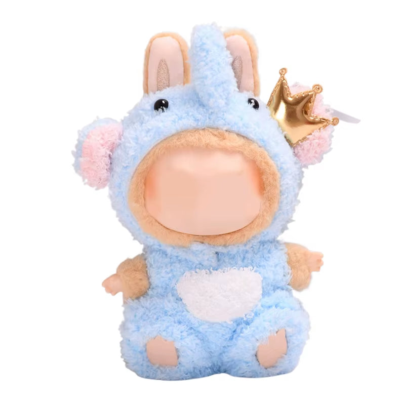 17Cm Mini Plush Doll'S Clothes Outfit Accessories for Labubu Clothes Time to Chill Doll Clothes