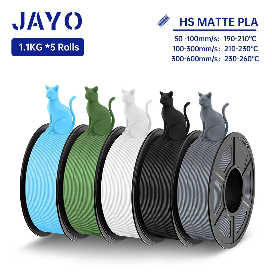 PLA / SILK / PLA META / PETG / Plamatte / ABS / High Speed PLA/ PLA plus 3D Filament 1.75Mm 3D Printer Filament 1.1Kg/Roll