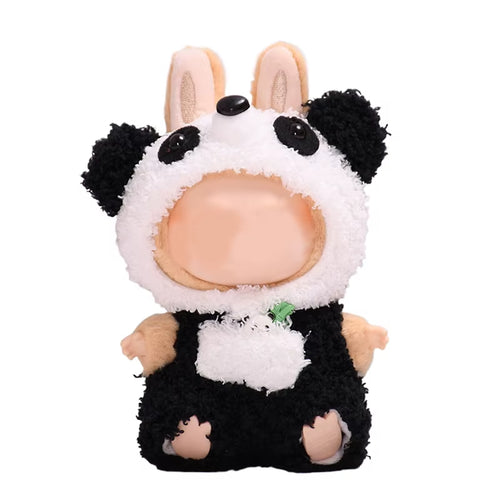 17Cm Mini Plush Doll'S Clothes Outfit Accessories for Labubu Clothes Time to Chill Doll Clothes