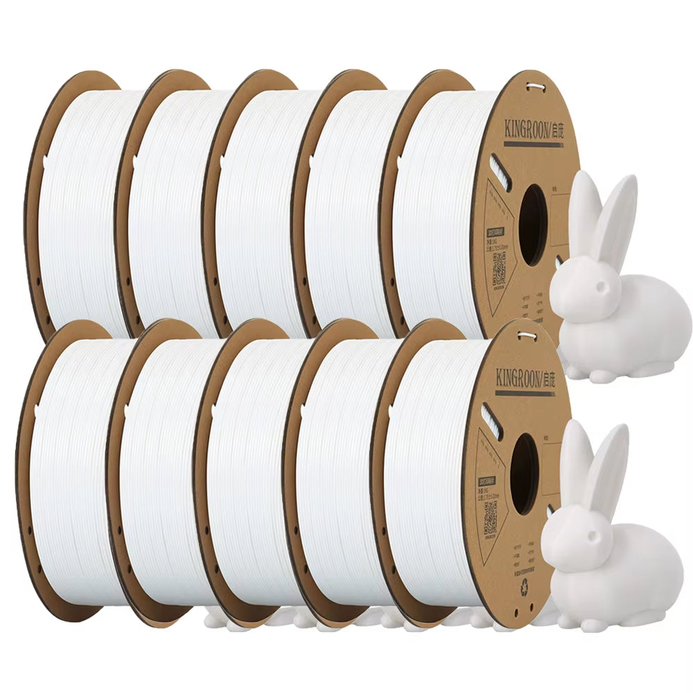 KINGROON PLA Filament 1.75Mm 3D Printer Filament 5/10Rolls 3D Printing Plastic Material 100% No Bubble for FDM 3D Printer MIX