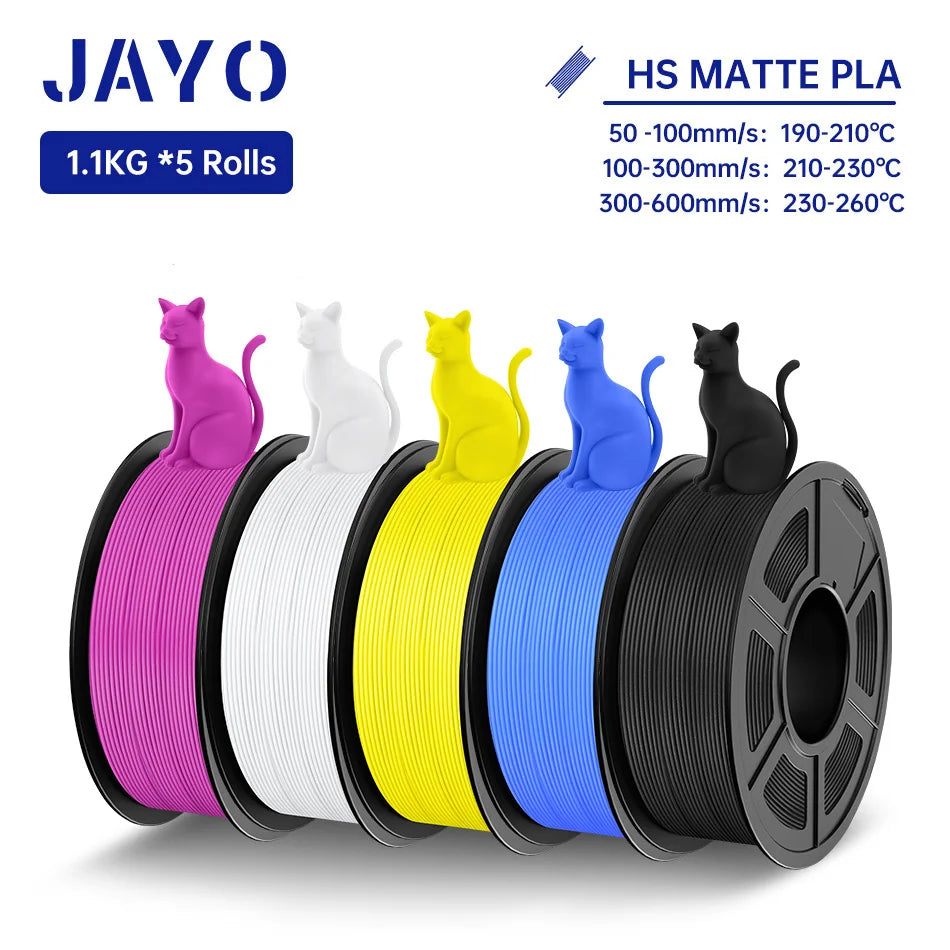 PLA / SILK / PLA META / PETG / Plamatte / ABS / High Speed PLA/ PLA plus 3D Filament 1.75Mm 3D Printer Filament 1.1Kg/Roll