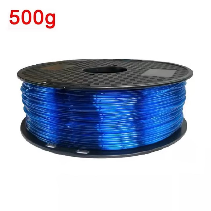 Flexible Filament TPU 1.75Mm 1KG 3D Filament TPU Printing Material Transparent Filament Turquoise for 3D Printer TPU Filamento
