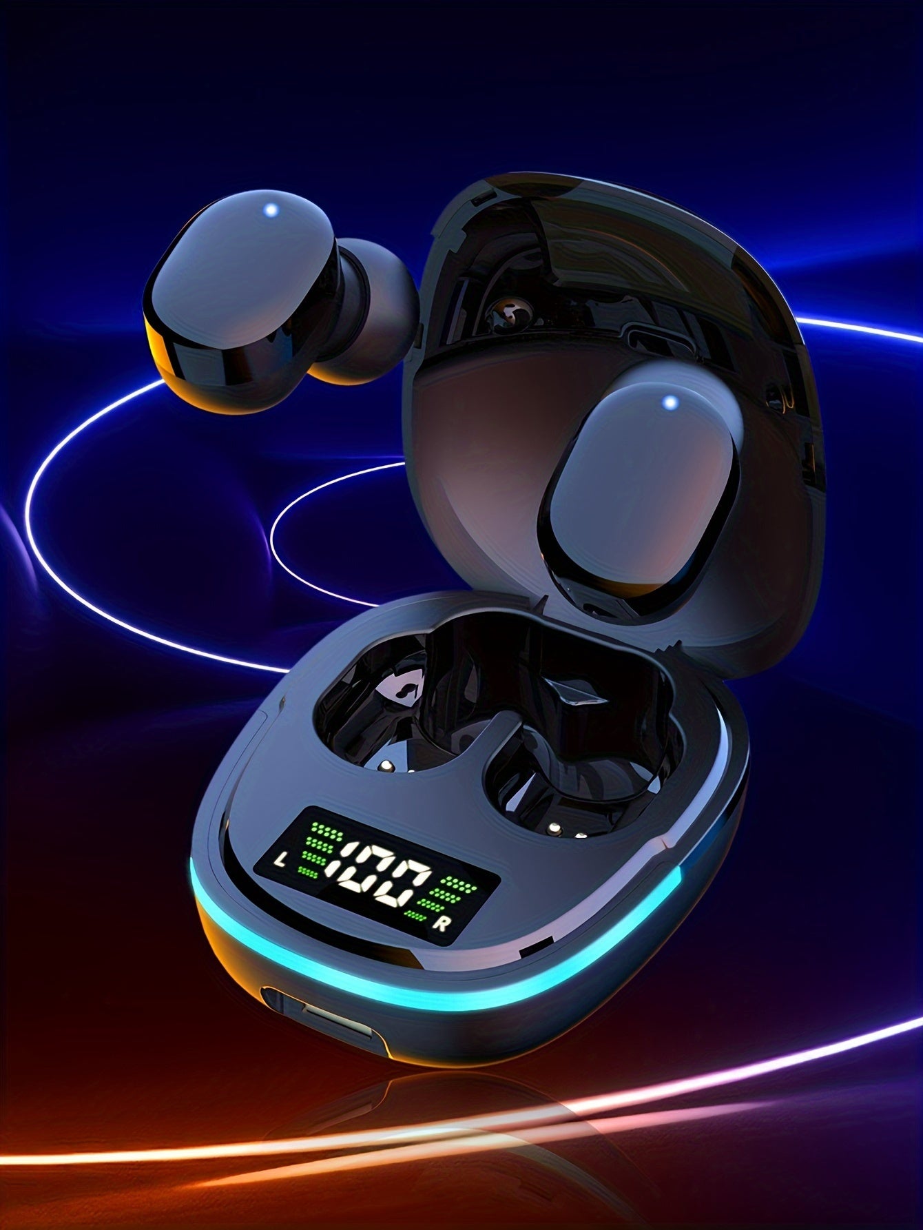 2024 year New Wireless Earphones Headphones With LED Display Touch In-EarTWS Wireless Earbuds Sports Music Game Headset For IOS/Android