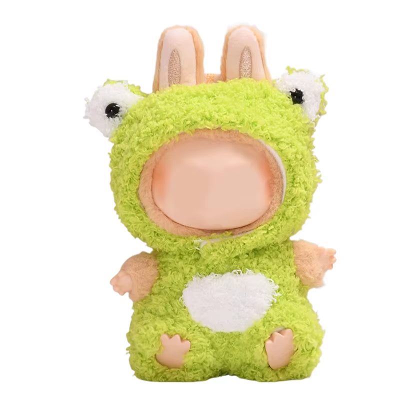 17Cm Mini Plush Doll'S Clothes Outfit Accessories for Labubu Clothes Time to Chill Doll Clothes