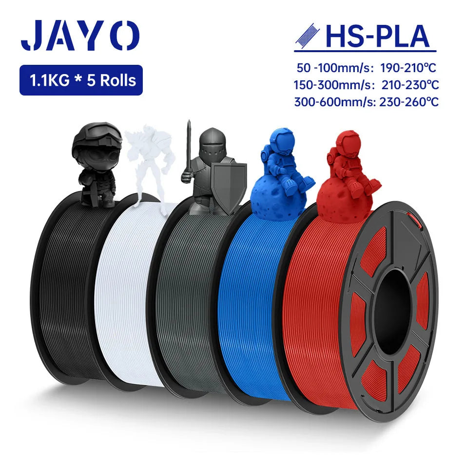 PLA / SILK / PLA META / PETG / Plamatte / ABS / High Speed PLA/ PLA plus 3D Filament 1.75Mm 3D Printer Filament 1.1Kg/Roll