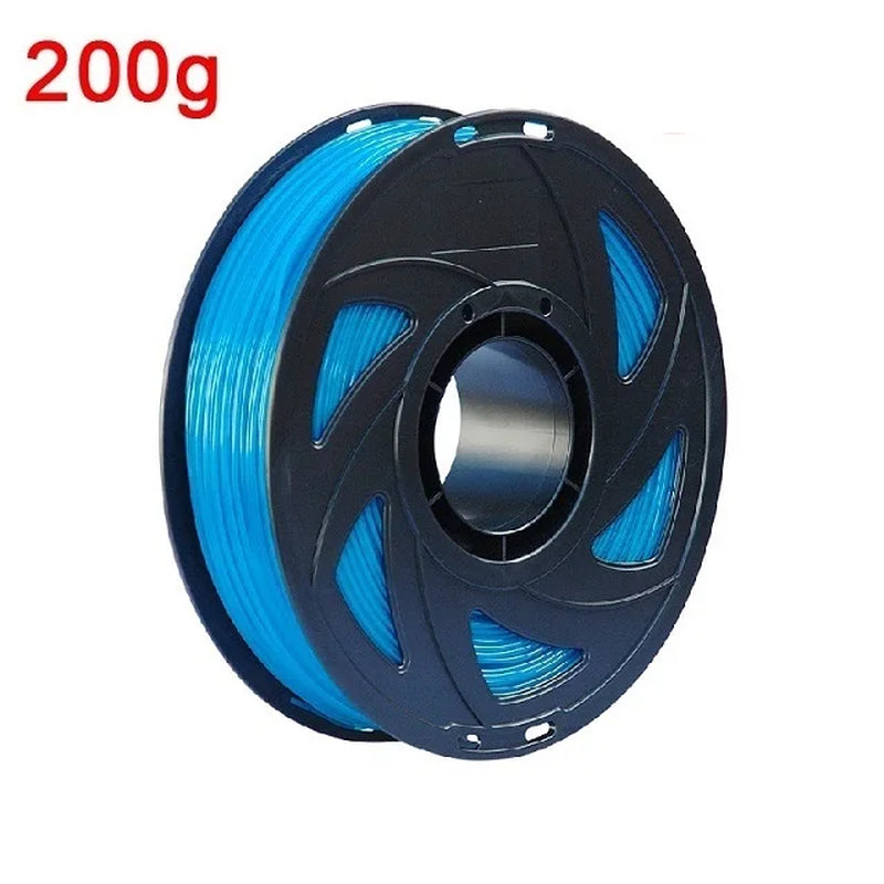 3D Printer Flexible Filament TPU 1.75Mm 200G Rainbow Filament Color Change Filament Glow in the Dark TPU Clear Blue Green Red