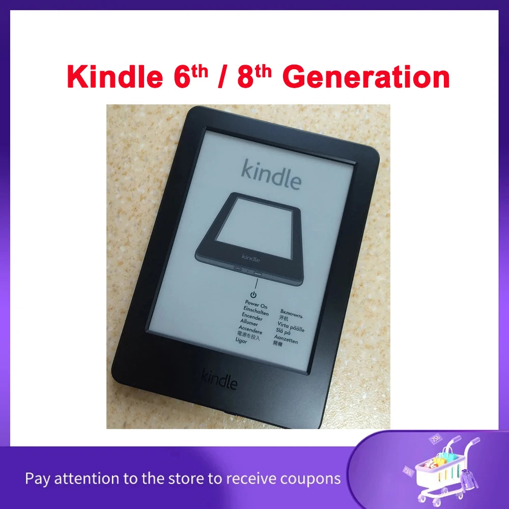 Kindle Paperwhite 2 / Kindle 6Th Generation with Backlight Kindle 8Th Generation without Backlight Ebook Reader Kindle Ereader