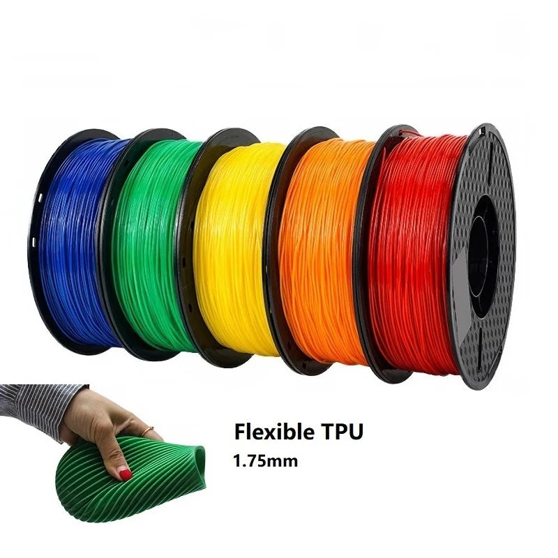 Flexible Filament TPU 1.75Mm 1KG 3D Filament TPU Printing Material Transparent Filament Turquoise for 3D Printer TPU Filamento