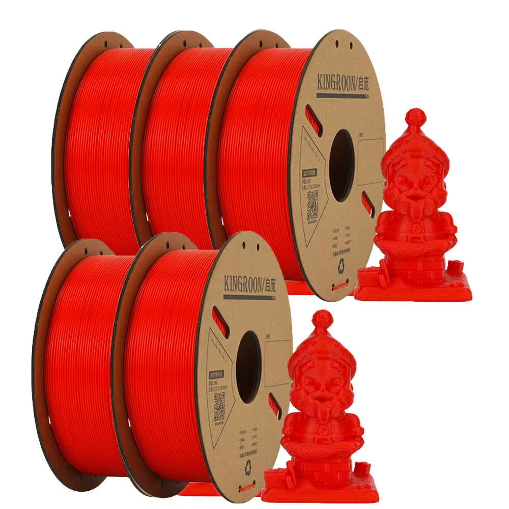 KINGROON PLA Filament 1.75Mm 3D Printer Filament 5/10Rolls 3D Printing Plastic Material 100% No Bubble for FDM 3D Printer MIX