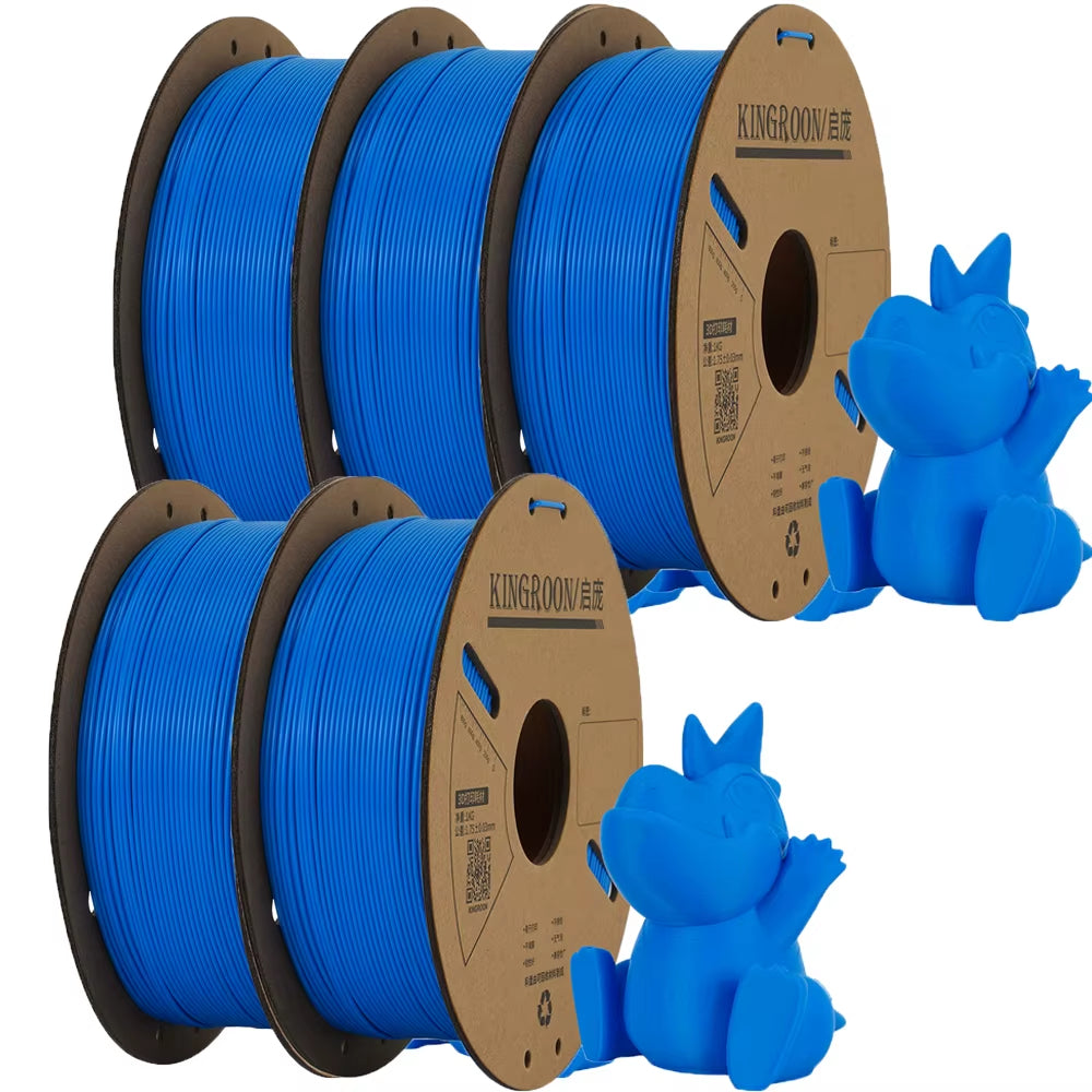 KINGROON PLA Filament 1.75Mm 3D Printer Filament 5/10Rolls 3D Printing Plastic Material 100% No Bubble for FDM 3D Printer MIX