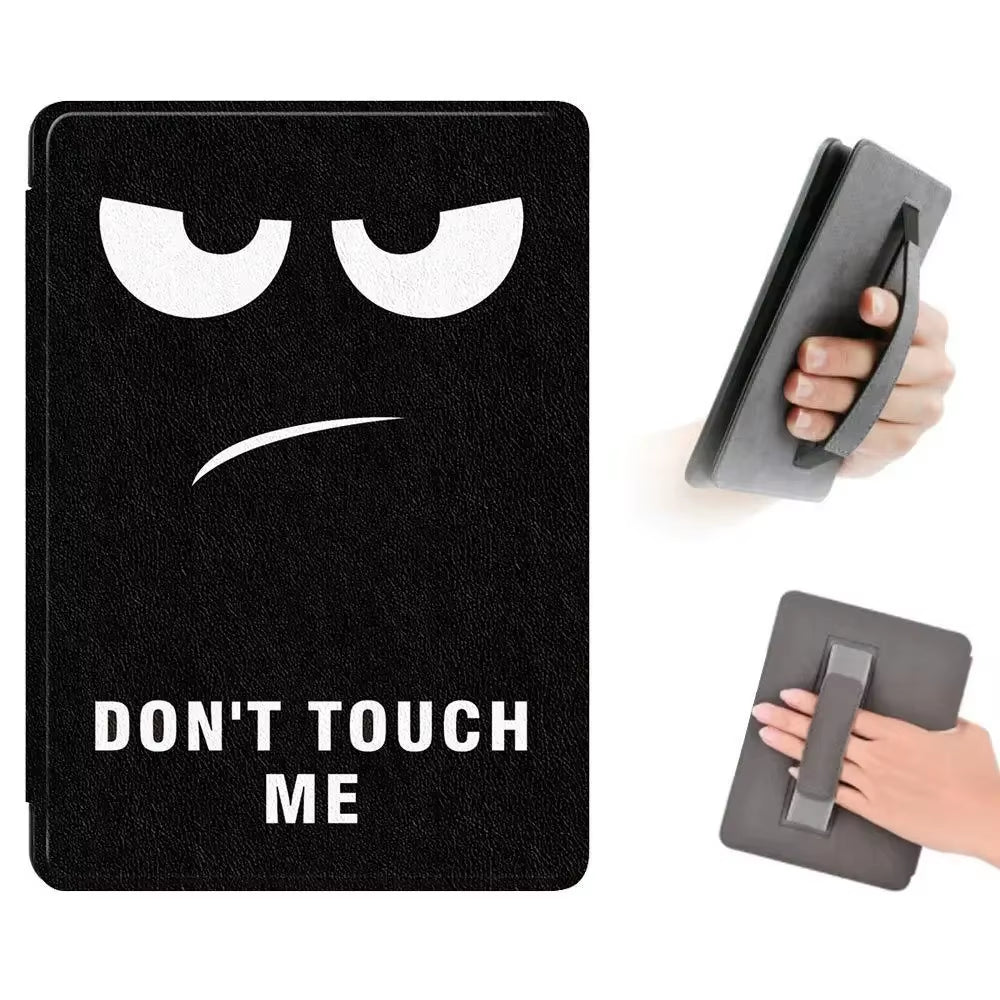 For Kindle Paperwhite 10Th Generation Case 6 Inch 2018 PU Leather Case with Hand Belt Strap PQ94WIF Paperwhite 4 Sleep Cover