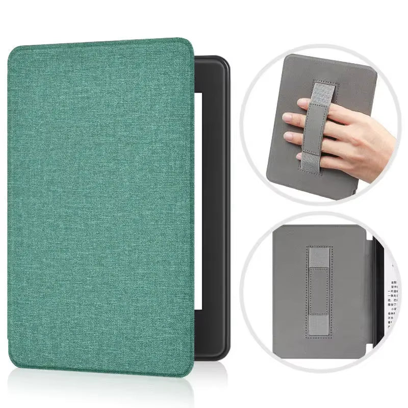 For Kindle Paperwhite 10Th Generation Case 6 Inch 2018 PU Leather Case with Hand Belt Strap PQ94WIF Paperwhite 4 Sleep Cover