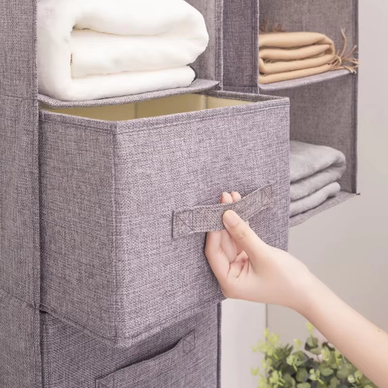 Wardrobe Hanging Storage Bag Interlayer Drawer Type Clothes Clothes Organizer Collapsible Storage Shelves Closet Organizer