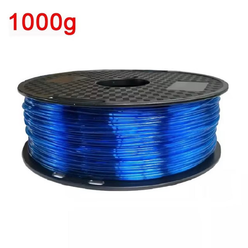 Flexible Filament TPU 1.75Mm 1KG 3D Filament TPU Printing Material Transparent Filament Turquoise for 3D Printer TPU Filamento