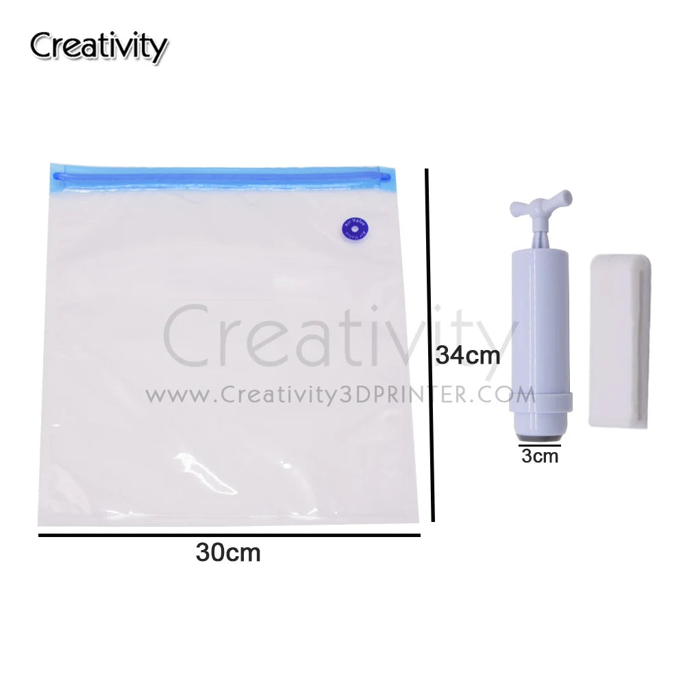 3D Printer PLA/ABS/TPU Filament Vacuum Storage Bag Filament Dryer to Avoid Consumable Moisture for 3D Printer Parts