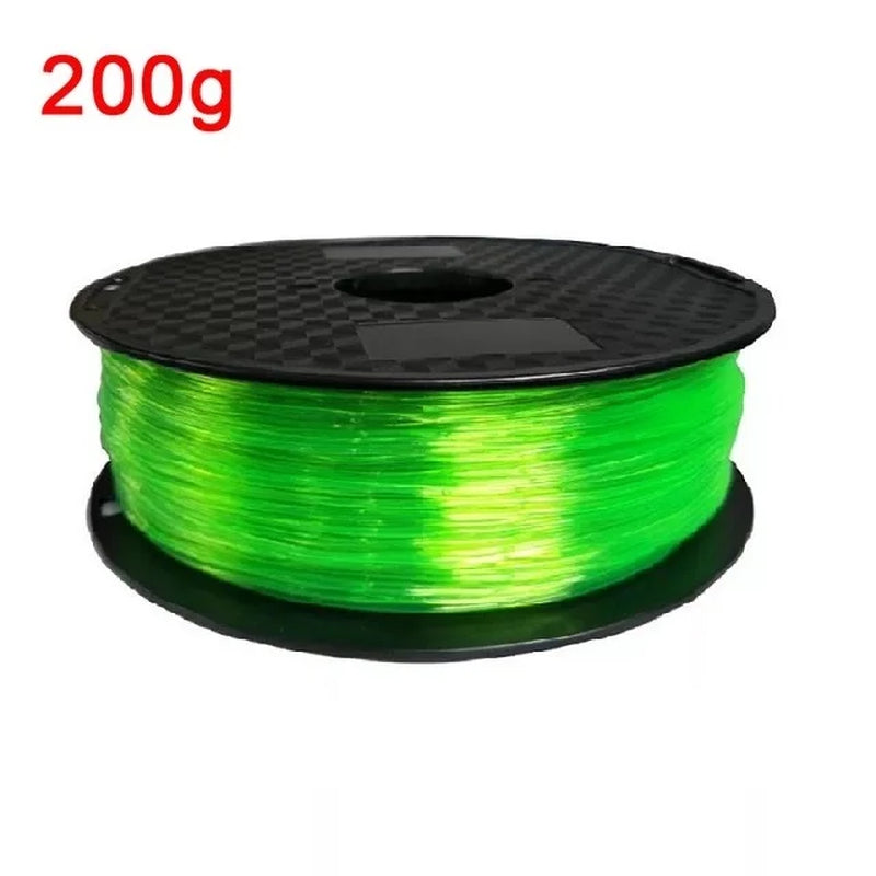 3D Printer Flexible Filament TPU 1.75Mm 200G Rainbow Filament Color Change Filament Glow in the Dark TPU Clear Blue Green Red