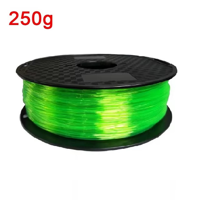 Flexible Filament TPU 1.75Mm 1KG 3D Filament TPU Printing Material Transparent Filament Turquoise for 3D Printer TPU Filamento