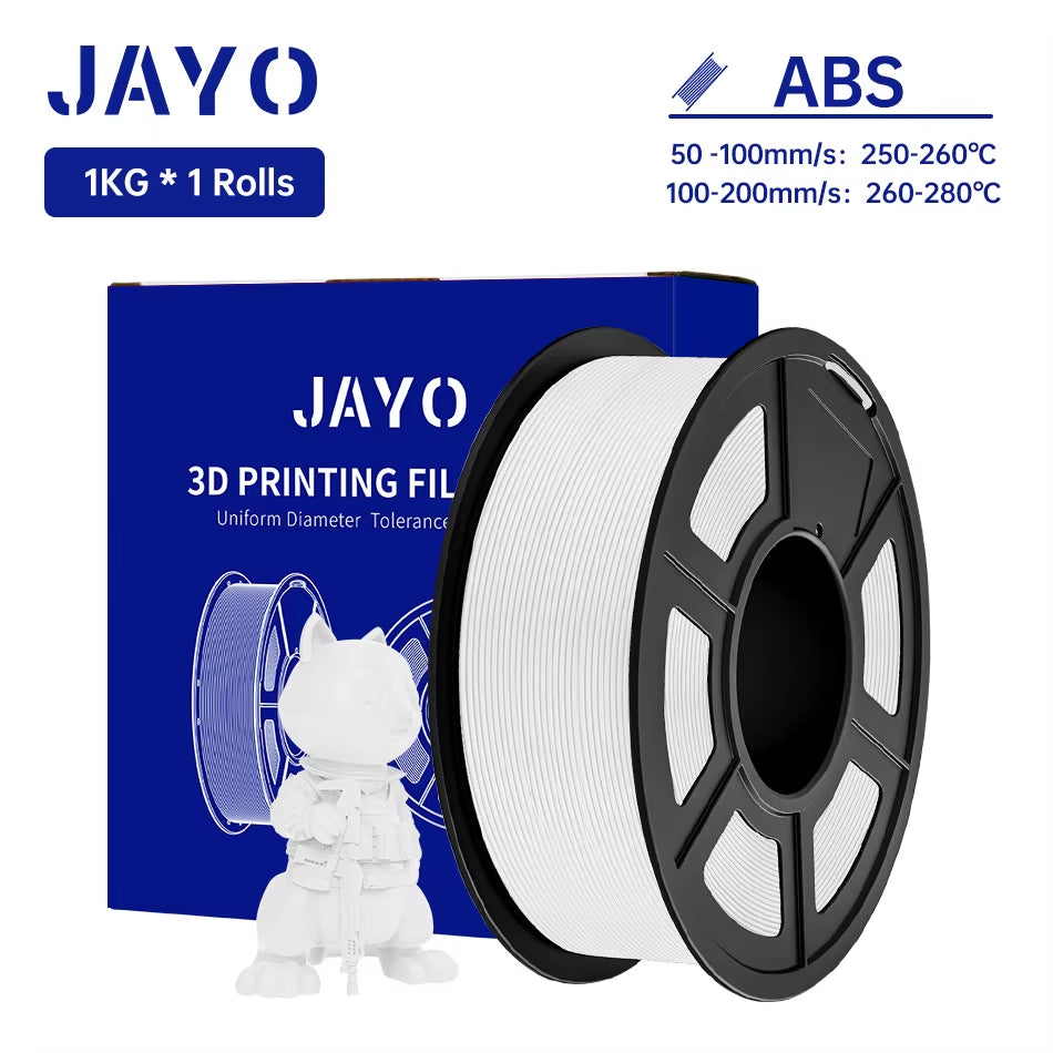 ABS Filament 1.75Mm 1Kg/Roll Plastic ABS 3D Printer Filament High Toughness 3D Printer Filament 1/2/3/5/10Rolls/Set
