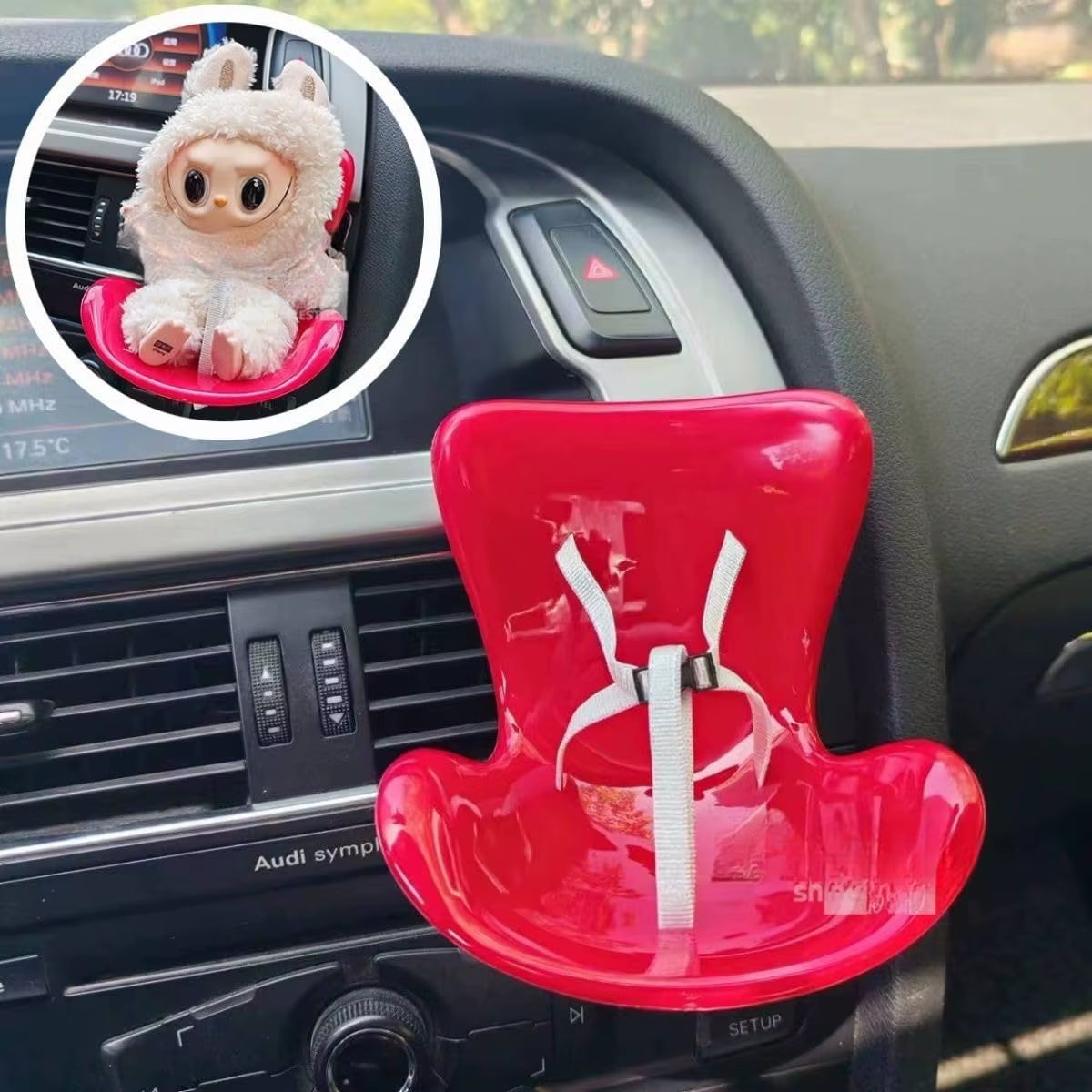 Fashionable Car Ornaments,Labubu Doll Protectors, Desktop Ornaments，Suitable for Labubu Dolls（No Dolls）