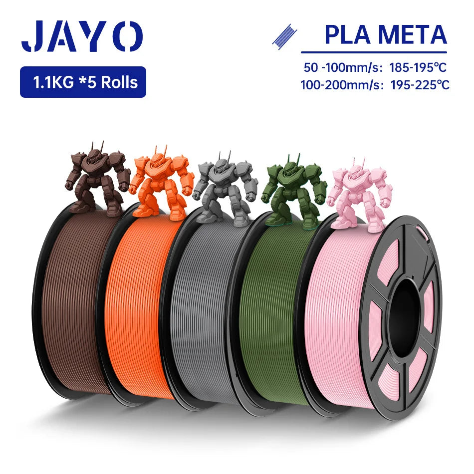 PLA / SILK / PLA META / PETG / Plamatte / ABS / High Speed PLA/ PLA plus 3D Filament 1.75Mm 3D Printer Filament 1.1Kg/Roll