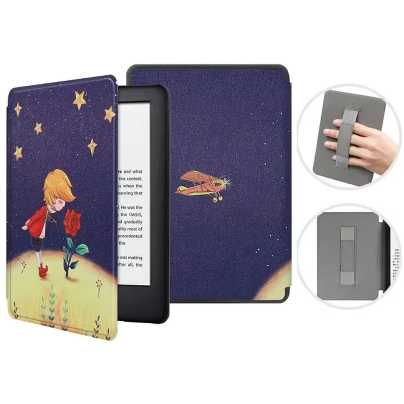 For Kindle Paperwhite 10Th Generation Case 6 Inch 2018 PU Leather Case with Hand Belt Strap PQ94WIF Paperwhite 4 Sleep Cover