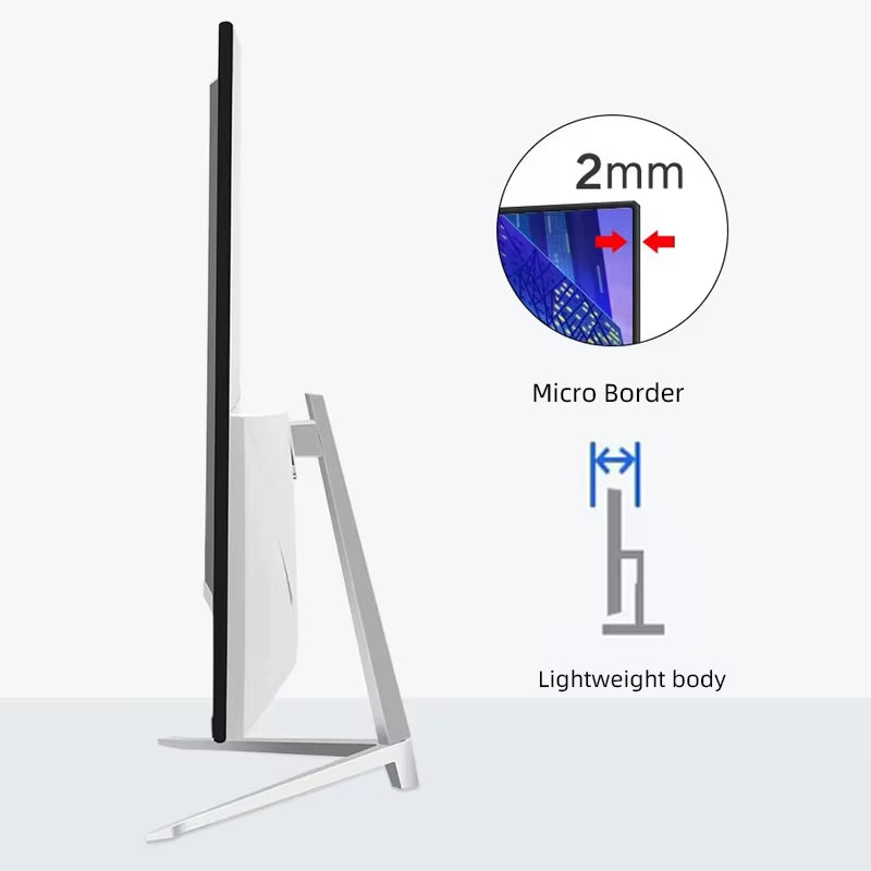 Ultralight Gaming Mouse or 24 Inch Curved Monitor, Fhd(1920×1080P) 75HZ Computer Monitors, 178° Wide Viewing Angle PC Monitor