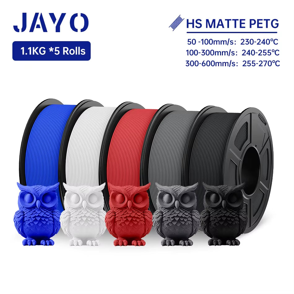 PLA / SILK / PLA META / PETG / Plamatte / ABS / High Speed PLA/ PLA plus 3D Filament 1.75Mm 3D Printer Filament 1.1Kg/Roll