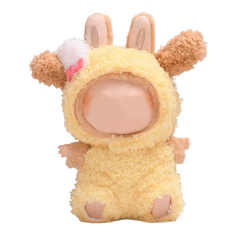 17Cm Mini Plush Doll'S Clothes Outfit Accessories for Labubu Clothes Time to Chill Doll Clothes
