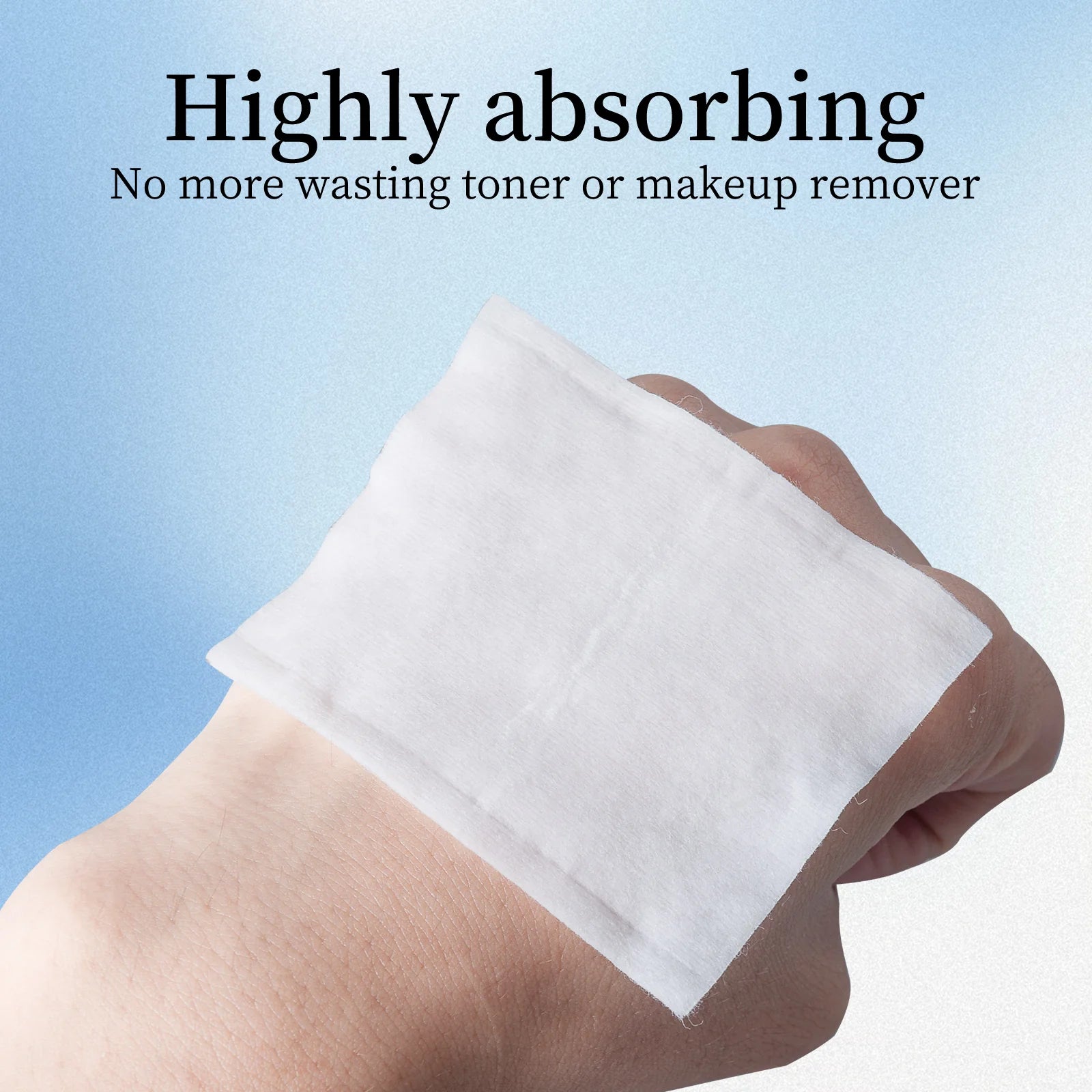 Multi-Purpose Cotton Pads, Make-Up Remover & Toner Mask, 100 Pcs X 4 Layers