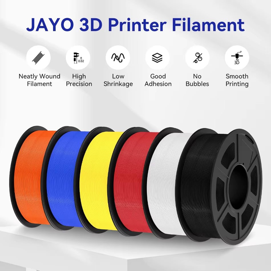 PLA / SILK / PLA META / PETG / Plamatte / ABS / High Speed PLA/ PLA plus 3D Filament 1.75Mm 3D Printer Filament 1.1Kg/Roll