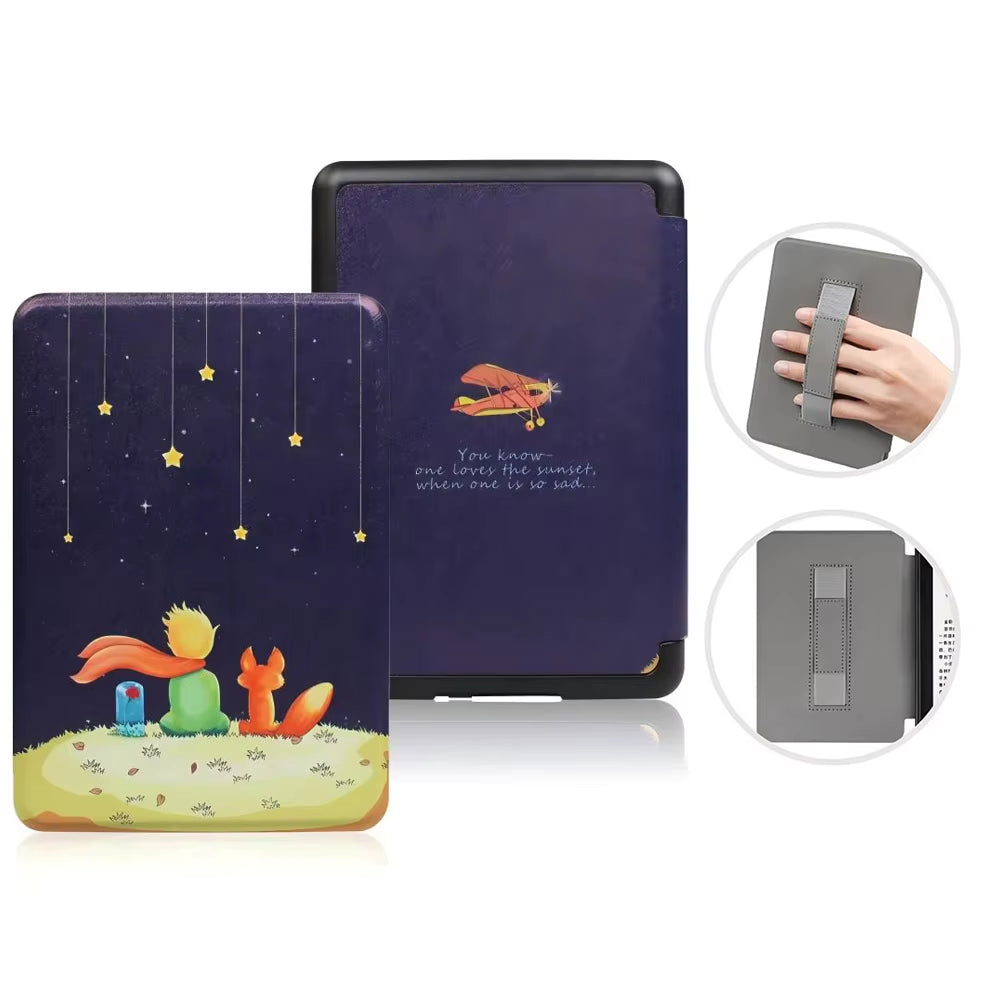 For Kindle Paperwhite 10Th Generation Case 6 Inch 2018 PU Leather Case with Hand Belt Strap PQ94WIF Paperwhite 4 Sleep Cover