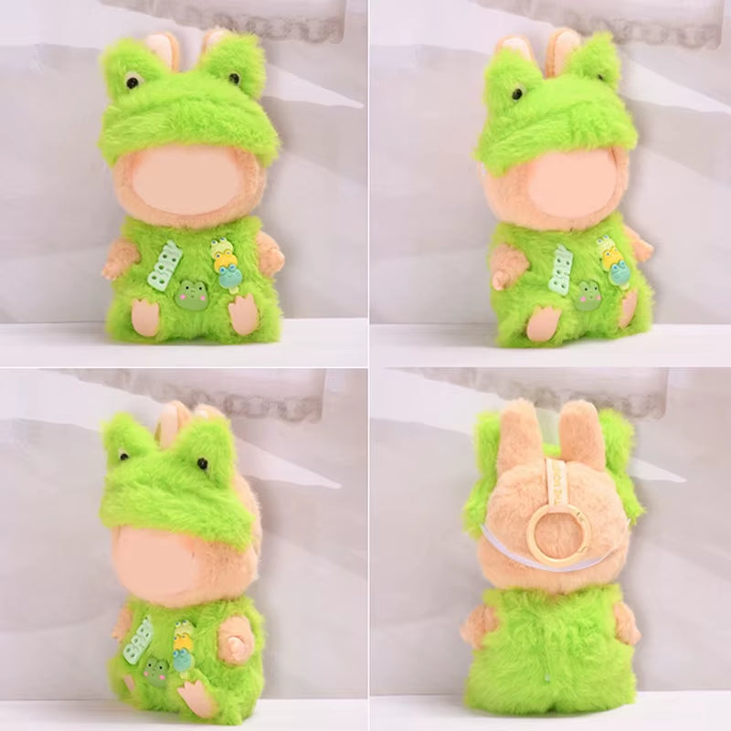 17Cm Mini Plush Doll'S Clothes Outfit Accessories for Labubu Clothes Time to Chill Doll Clothes