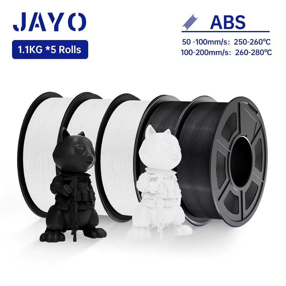 PLA / SILK / PLA META / PETG / Plamatte / ABS / High Speed PLA/ PLA plus 3D Filament 1.75Mm 3D Printer Filament 1.1Kg/Roll